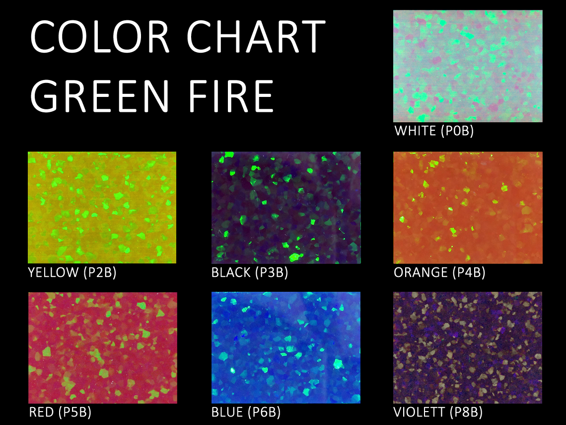 Opal Color Chart