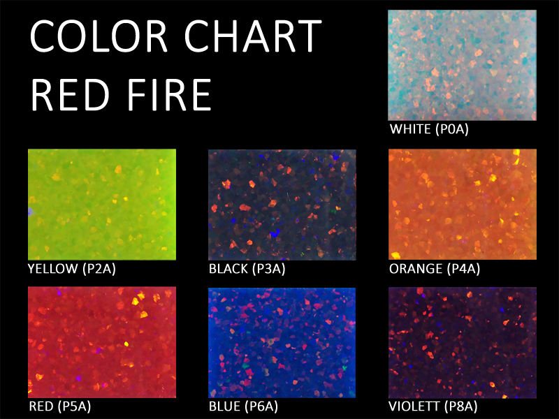 Opal Color Chart