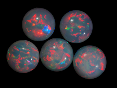 Synthetic White Opals
