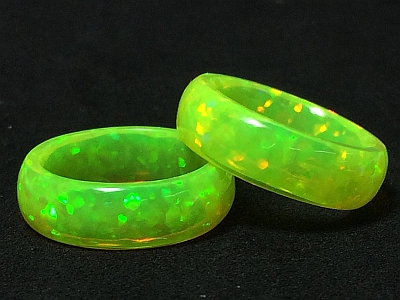 Orange Aurora Opal - Plates