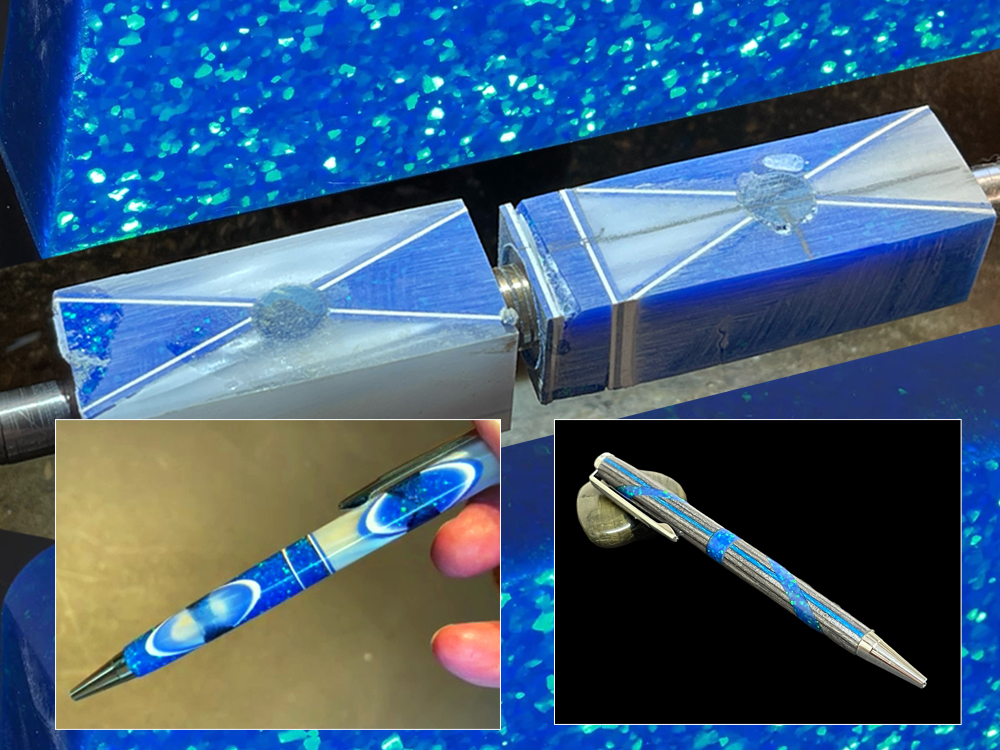 Pen with Coarse Crystalline Opal - Type 1